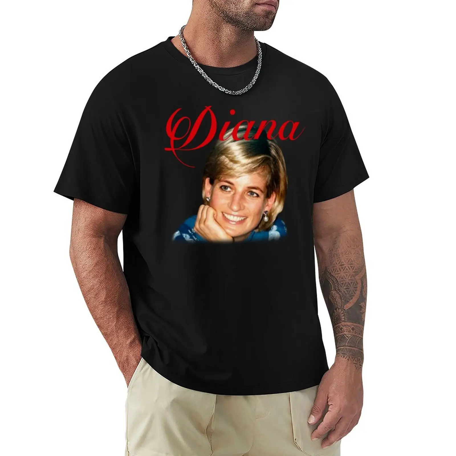 Princess Diana T-Shirt Personalized t-shirt cute tops cotton graphic tees mens clothes
Princess Diana T-Shirt Personalized t-shirt cute tops cotton graphic tees mens clothes