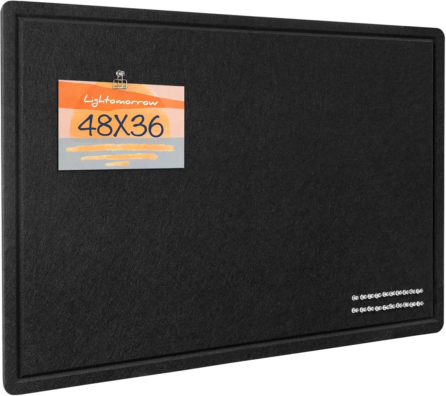 48x36 Inch Foldable Felt Bulletin Board with Push Pins - Black Wall Decor for Home Office School
48x36 Inch Foldable Felt Bulletin Board with Push Pins - Black Wall Decor for Home Office School