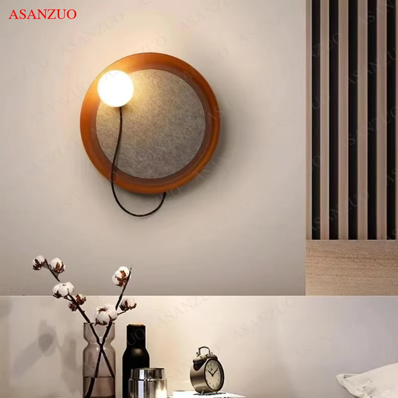 Creative bedside lamp magnetic wall lamps Nordic designer living room background wall aisle bedroom sconce
Creative bedside lamp magnetic wall lamps Nordic designer living room background wall aisle bedroom sconce