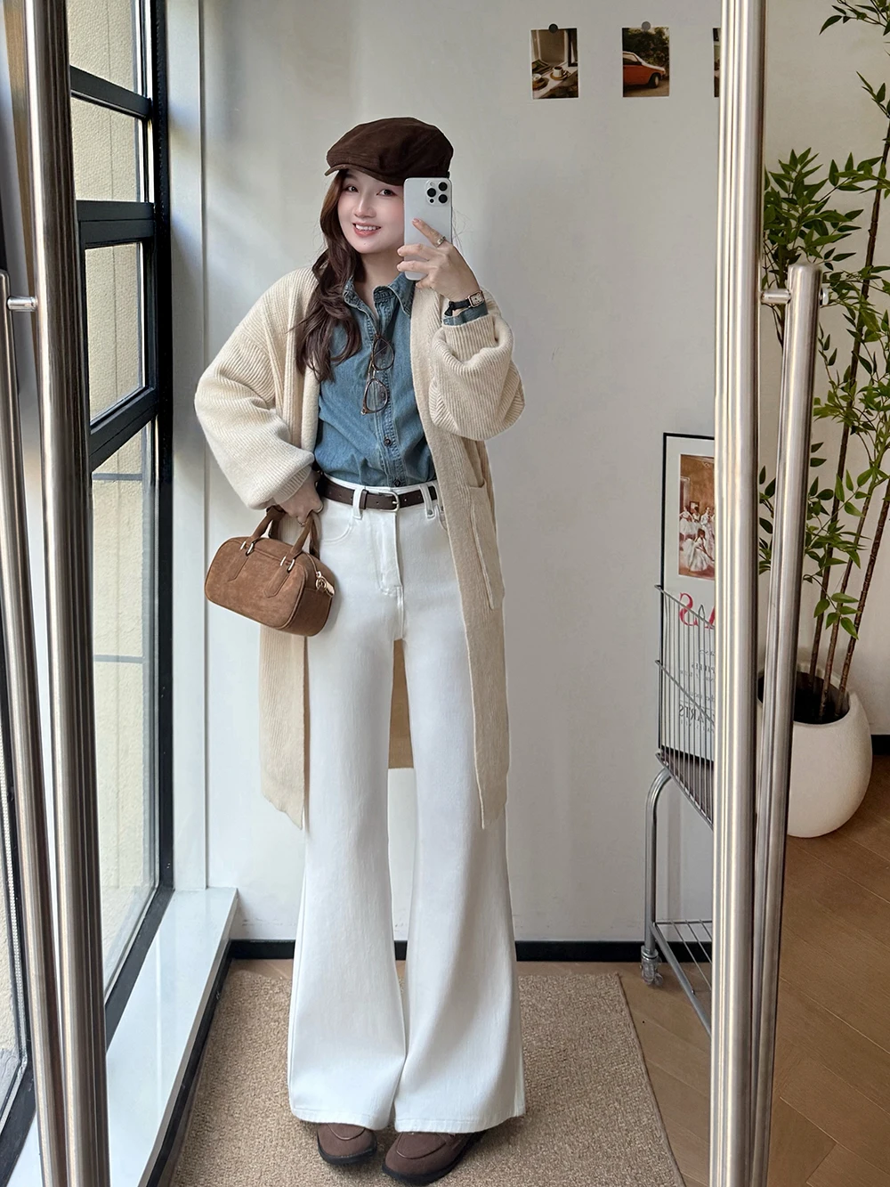 Джинсы с высокой талией и расклешенными штанинами, женские эластичные джинсы в стиле ретро, прямые джинсовые брюки, осенняя коллекция, удобная посадка, повседневная одежда
Джинсы с высокой талией и расклешенными штанинами, женские эластичные джинсы в стиле ретро, прямые джинсовые брюки, осенняя коллекция, удобная посадка, повседневная одежда