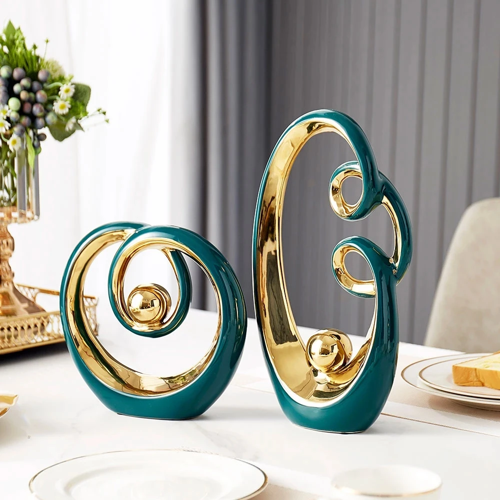 Nordic Ceramic Abstract Art Decoration Living Room Bedroom Interior Decoration Accessories Creative Green Porcelain Carving Gift
Nordic Ceramic Abstract Art Decoration Living Room Bedroom Interior Decoration Accessories Creative Green Porcelain Carving Gift