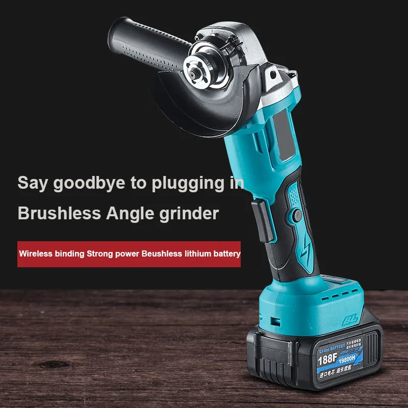 Angle Grinder With Rechargeable Lithium Battery Cordless Polishing Machine Tile Wood Stone Cutting Grinder Power Tools 380W
Angle Grinder With Rechargeable Lithium Battery Cordless Polishing Machine Tile Wood Stone Cutting Grinder Power Tools 380W