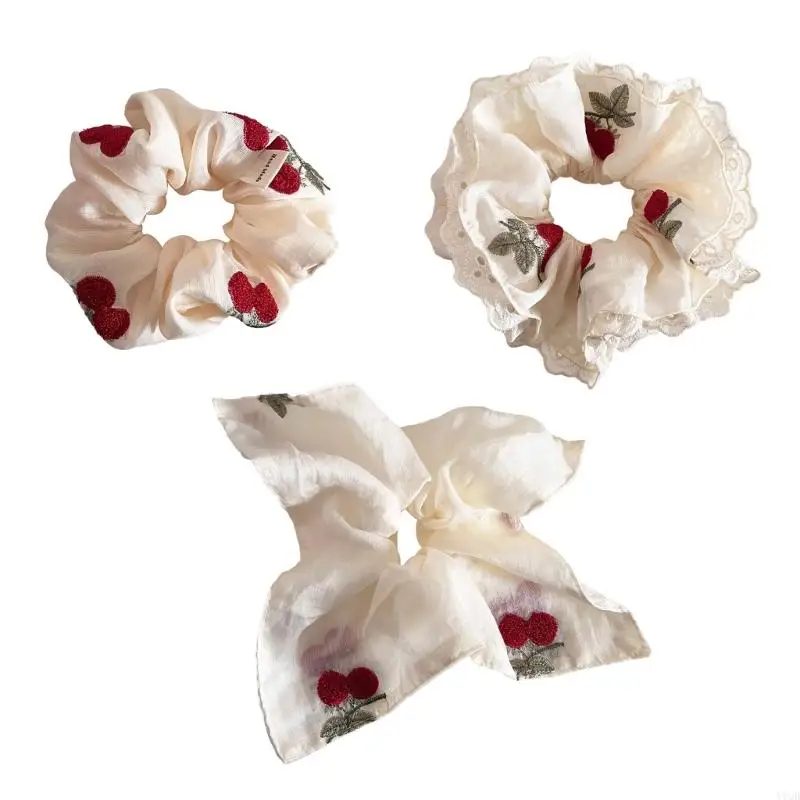 Вышивка вишневой эластичный галстук мягкие кружевные волосы Elastic Scrunchie for Women Girl Daily носить аксессуары для волос
Вышивка вишневой эластичный галстук мягкие кружевные волосы Elastic Scrunchie for Women Girl Daily носить аксессуары для волос