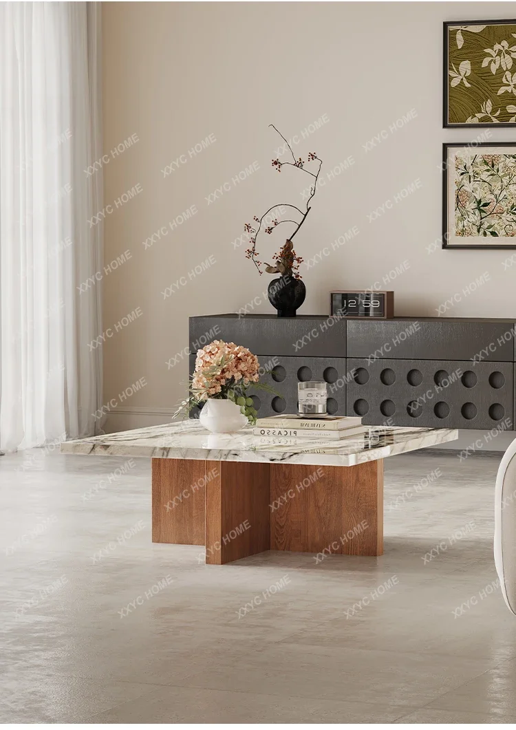 Natural marble coffee table living room household small apartment minimalist fish belly white luxury stone coffee table
Natural marble coffee table living room household small apartment minimalist fish belly white luxury stone coffee table