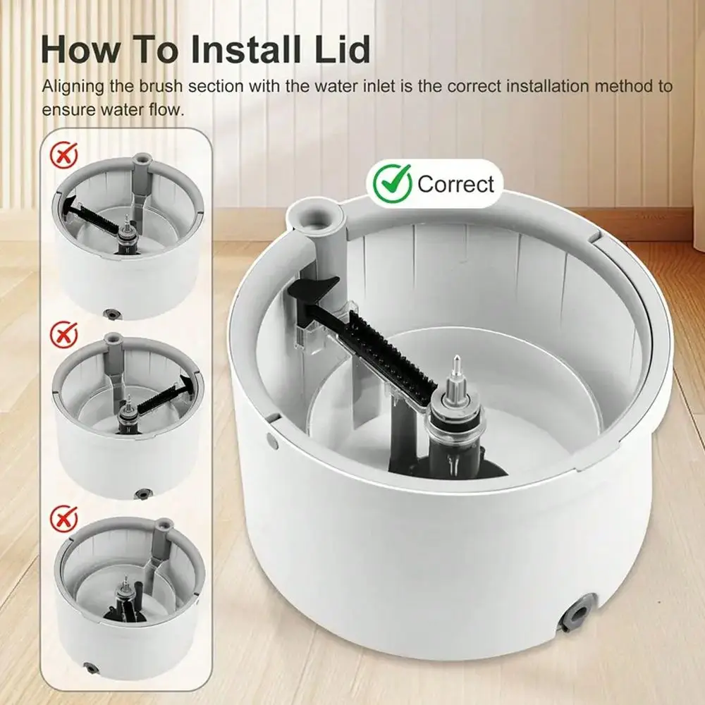 Mop Bucket Cleaning System Dual Compartments Clean Dirty Water Separation Filtered Water Auto Wrap, 360 Swivel Mop Head Stainle
Mop Bucket Cleaning System Dual Compartments Clean Dirty Water Separation Filtered Water Auto Wrap, 360 Swivel Mop Head Stainle
