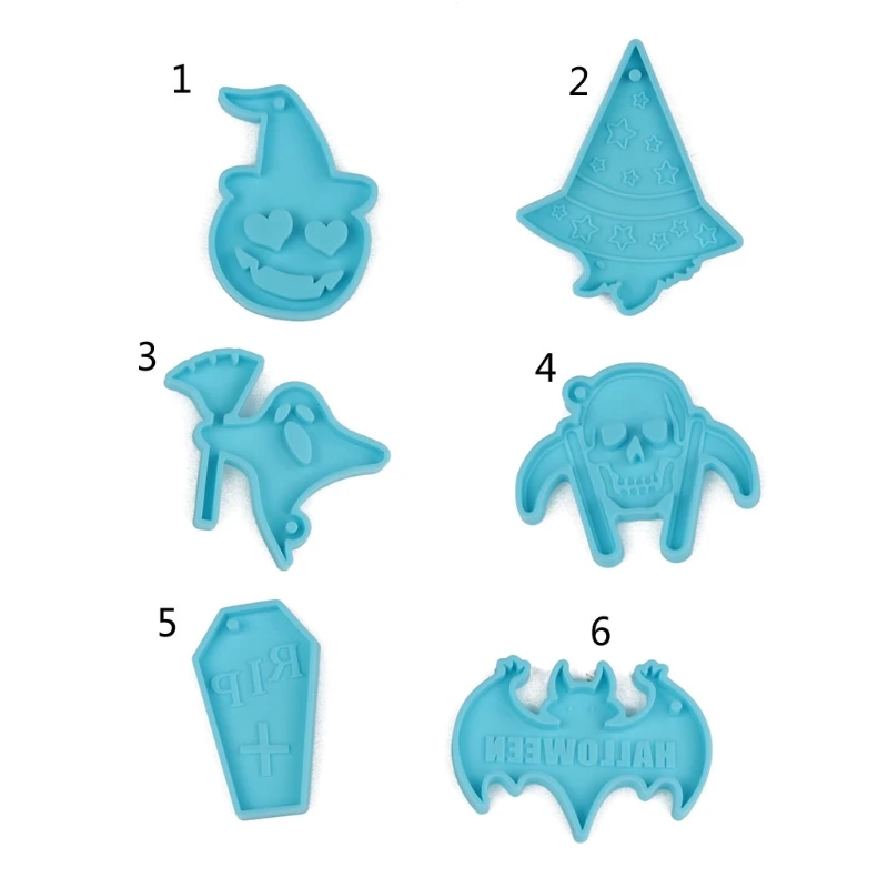 Halloween Keychain Epoxy Resin Mold Jewelry Pendant Silicone Mould DIY Crafts Earrings Necklace Casting Tools
Halloween Keychain Epoxy Resin Mold Jewelry Pendant Silicone Mould DIY Crafts Earrings Necklace Casting Tools