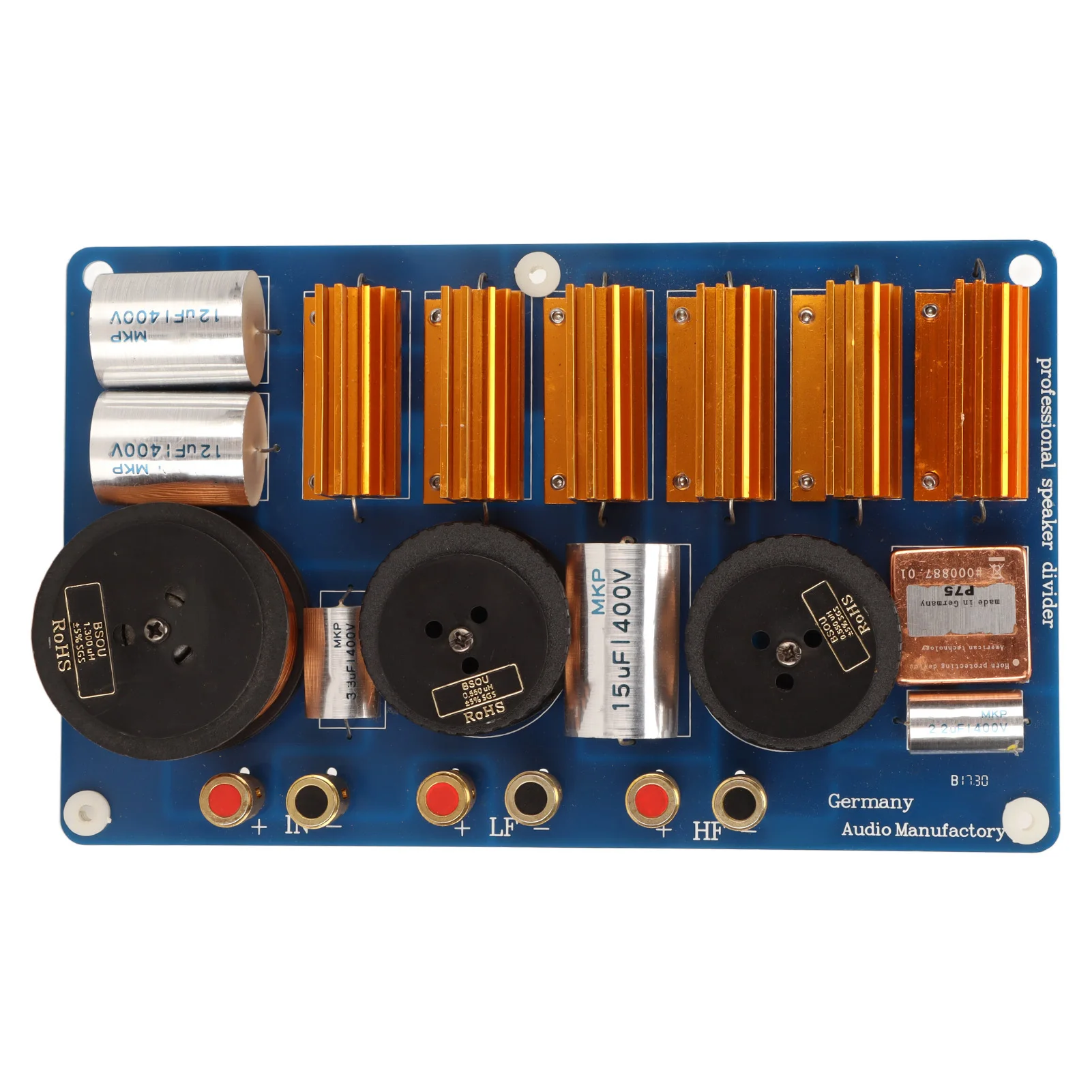 Frequency Divider Professional 2 Way Speaker Crossover Filters for Stage Conference Speaker
Frequency Divider Professional 2 Way Speaker Crossover Filters for Stage Conference Speaker