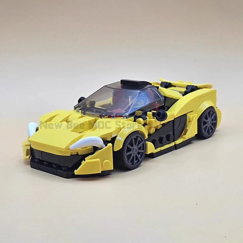 City Speed Champions Racer Cars, строительные блоки MOC McLaren P1, желтая модель суперкара, сделай сам, детские сборные игрушки, подарок на день рождения для взрослых
City Speed Champions Racer Cars, строительные блоки MOC McLaren P1, желтая модель суперкара, сделай сам, детские сборные игрушки, подарок на день рождения для взрослых