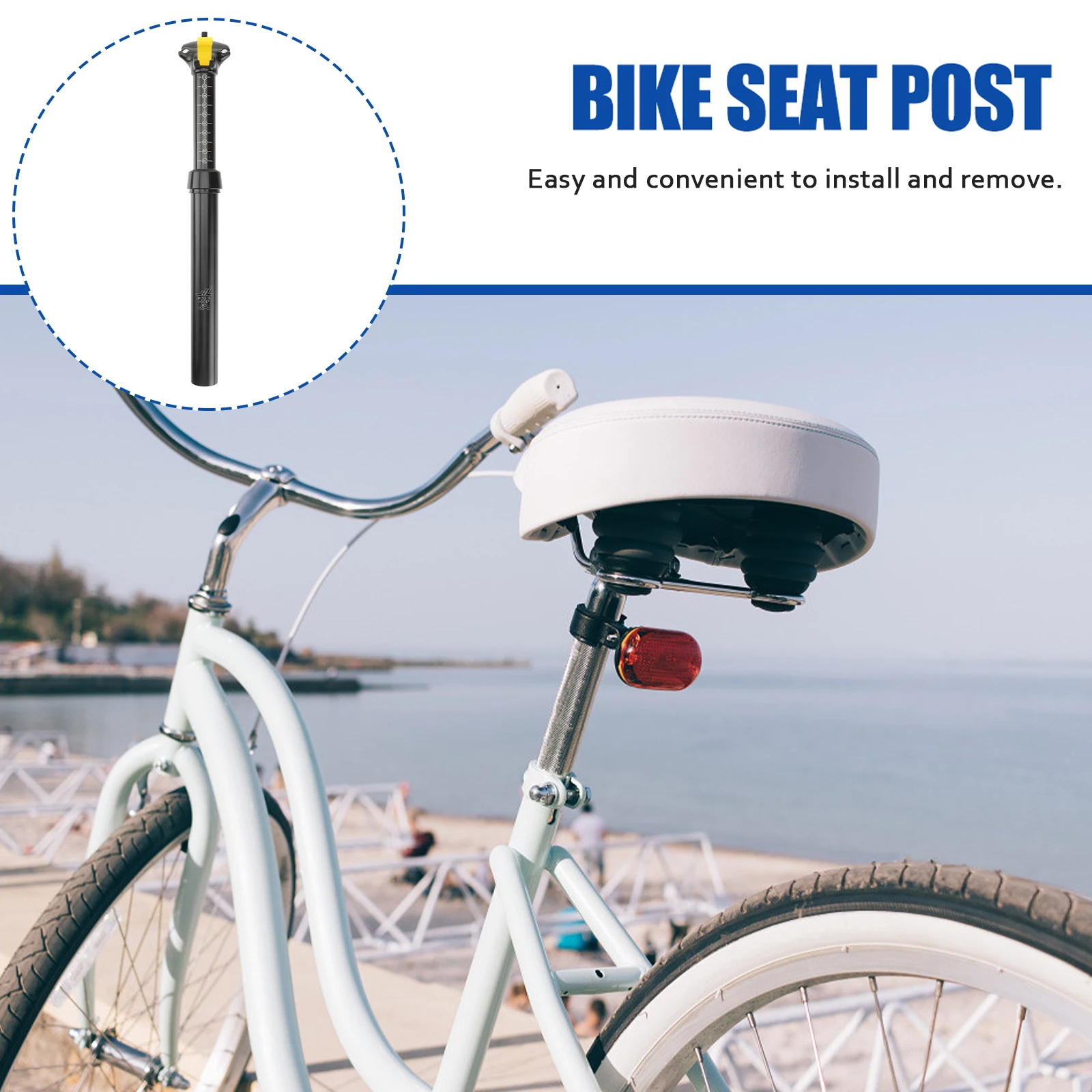 Aluminum Alloy Dropper Seatpost 27 2mm Hydraulic Bike Sitting Tube Adjustable Post For Mountain Road Bikes Easy Install
Aluminum Alloy Dropper Seatpost 27 2mm Hydraulic Bike Sitting Tube Adjustable Post For Mountain Road Bikes Easy Install