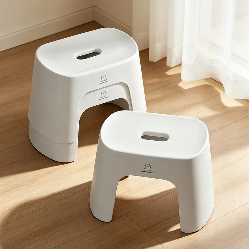 Non Slip Bathroom Stool Thickened Stackable Shower Seat Multifunctional Household Shoe Changing Stool
Non Slip Bathroom Stool Thickened Stackable Shower Seat Multifunctional Household Shoe Changing Stool