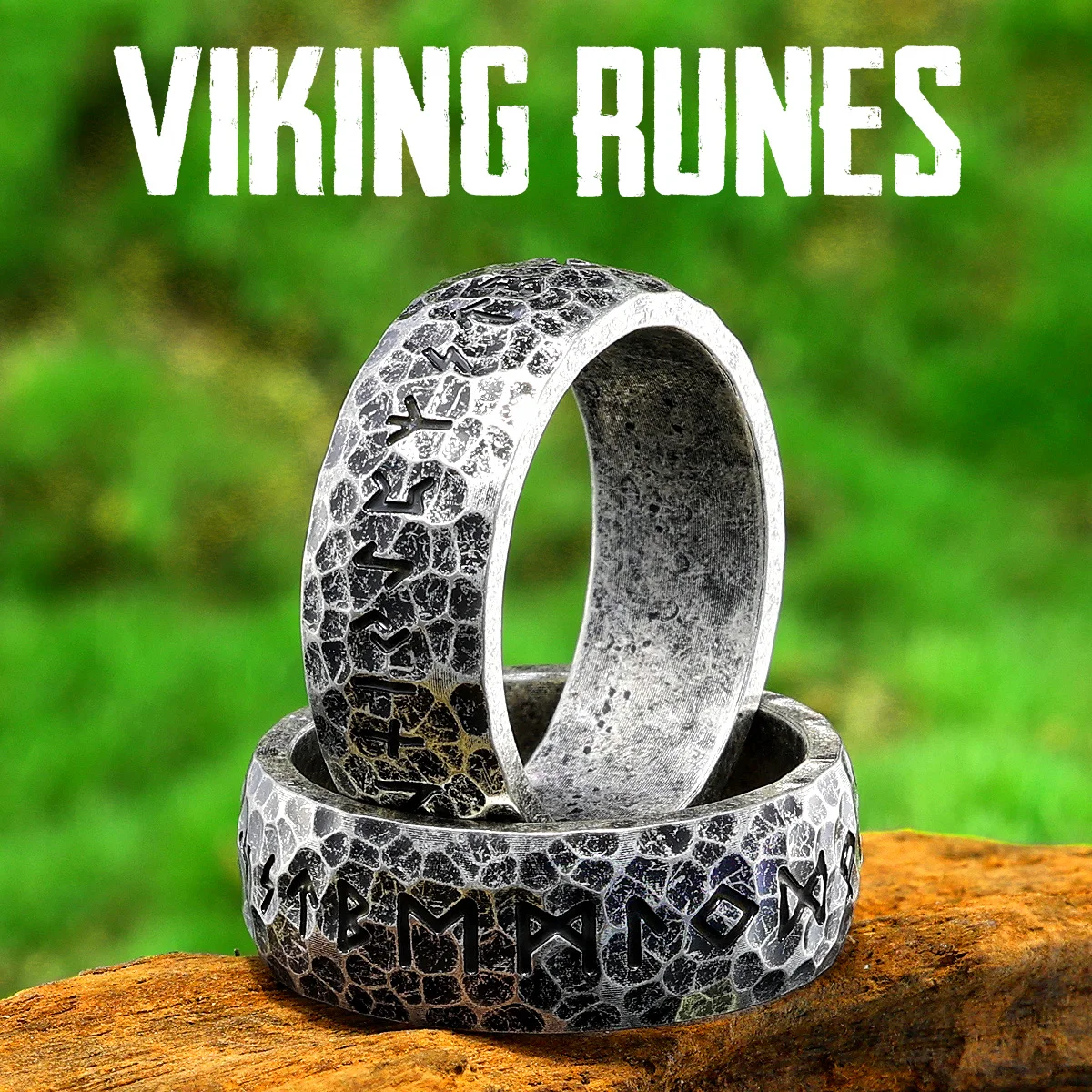 Vintage Damaged Viking Runes Men Rings Stainless Steel Jewelry Punk Rock Cool Stuff Fashion Accessories for Women Gift Wholesale
Vintage Damaged Viking Runes Men Rings Stainless Steel Jewelry Punk Rock Cool Stuff Fashion Accessories for Women Gift Wholesale