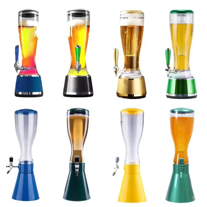 Popular Design Customized 3 L Draft Beer Tower with Luminous Ice Tube Cooling Dispenser Machine Electric Beverage Dispenser
Popular Design Customized 3 L Draft Beer Tower with Luminous Ice Tube Cooling Dispenser Machine Electric Beverage Dispenser