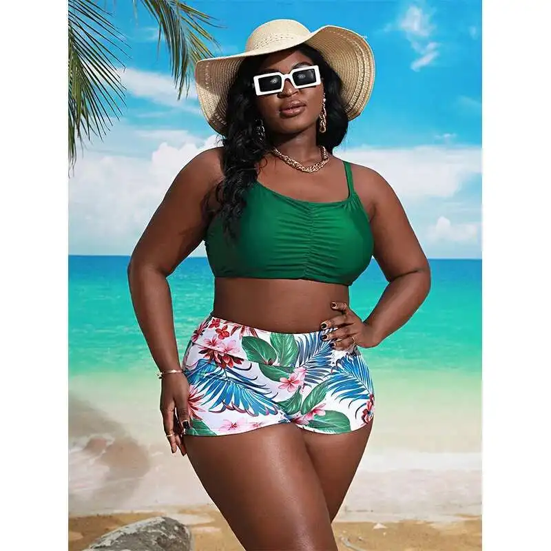 Solid Color Plus Size Split Swimsuit for Women, Conservative Bikini, New Suspender, Backless Flat Angle, Pure Desire Style Y2k
Solid Color Plus Size Split Swimsuit for Women, Conservative Bikini, New Suspender, Backless Flat Angle, Pure Desire Style Y2k
