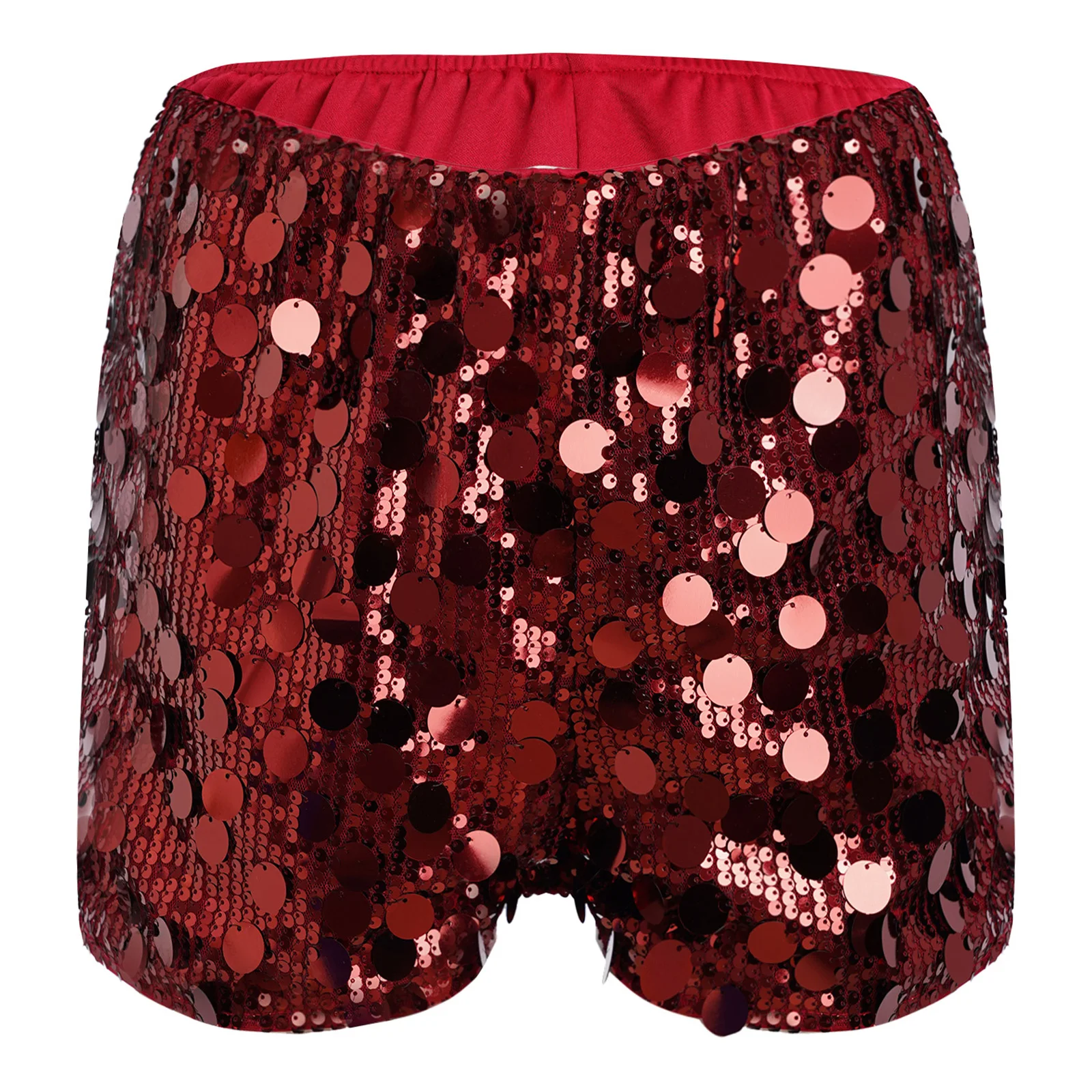 Womens Glittery Sequin Shorts with Fully Lined Low Rise Elastic Waistband Hot Pants Booty Shorts for Club Party Music Stage
Womens Glittery Sequin Shorts with Fully Lined Low Rise Elastic Waistband Hot Pants Booty Shorts for Club Party Music Stage