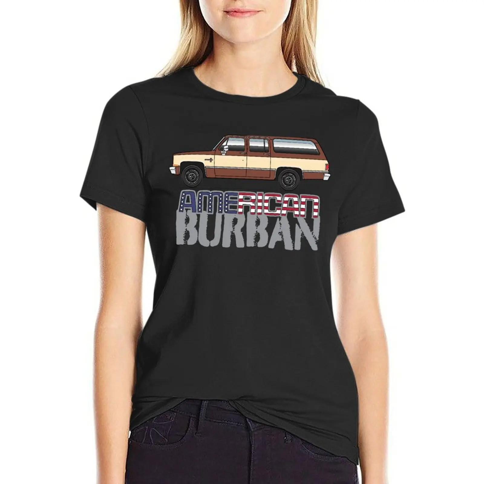 BROWN AMERICAN BURBAN T-Shirt lady clothes new edition animal print rock and roll t shirts for Women
BROWN AMERICAN BURBAN T-Shirt lady clothes new edition animal print rock and roll t shirts for Women