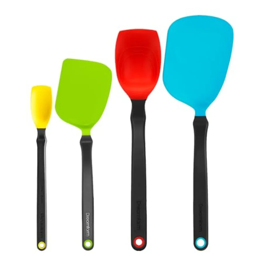 Set of Essentials Silicone and Nylon Non-Stick-Safe Kitchen Cooking Utensils Set with Chopula Mini Chopula Supoon and Mini Supo
Set of Essentials Silicone and Nylon Non-Stick-Safe Kitchen Cooking Utensils Set with Chopula Mini Chopula Supoon and Mini Supo