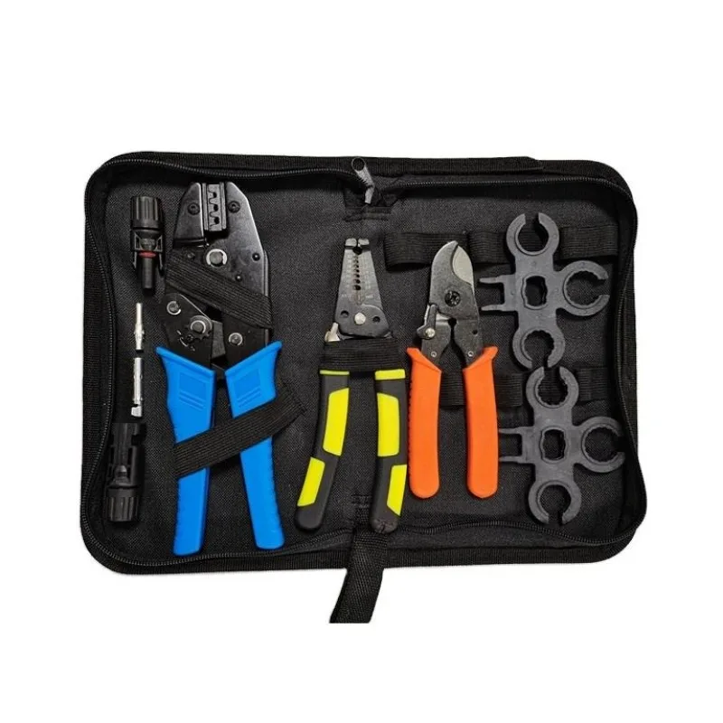 PV Solar System Tools Kit Stripping and Crimping Connector Cutter Used for Solar Cable
PV Solar System Tools Kit Stripping and Crimping Connector Cutter Used for Solar Cable