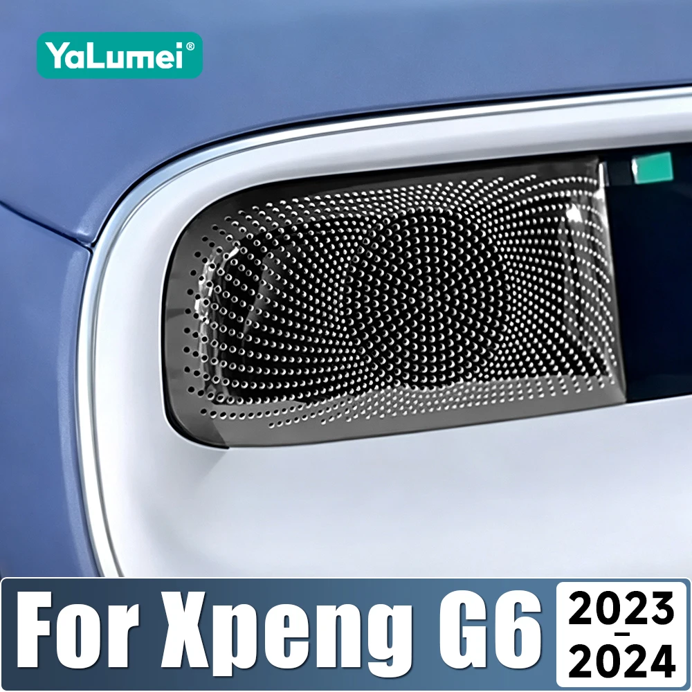 Stainless Car Front Dashboard Air Condition Vent Cover Sound Speaker Cover Air Trim Sticker For Xpeng G6 2023 2024 Accessories
Stainless Car Front Dashboard Air Condition Vent Cover Sound Speaker Cover Air Trim Sticker For Xpeng G6 2023 2024 Accessories