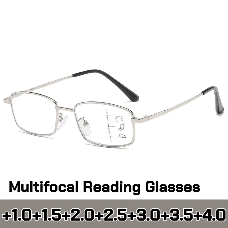 Business Square Frame Progressive Multifocal Reading Glasses Unisex Classic High-Definition Anti-Blue Light Presbyopia Eyewear
Business Square Frame Progressive Multifocal Reading Glasses Unisex Classic High-Definition Anti-Blue Light Presbyopia Eyewear