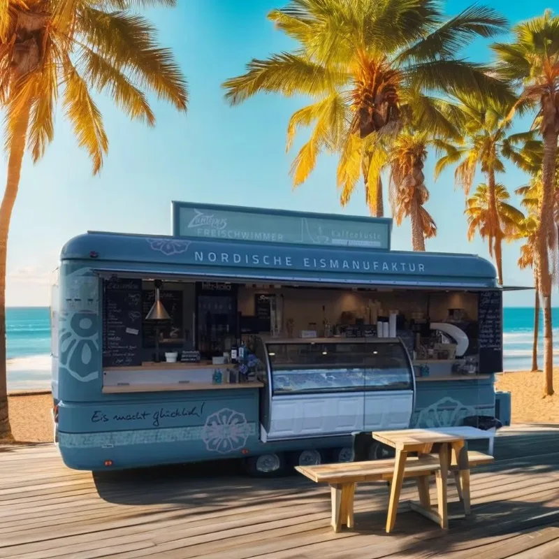 Fully Equipped Customized Mobile Bars Taco Bbq Coffee Street Food Cart Bakery Food Truck with Equipment High Quality Commercial
Fully Equipped Customized Mobile Bars Taco Bbq Coffee Street Food Cart Bakery Food Truck with Equipment High Quality Commercial