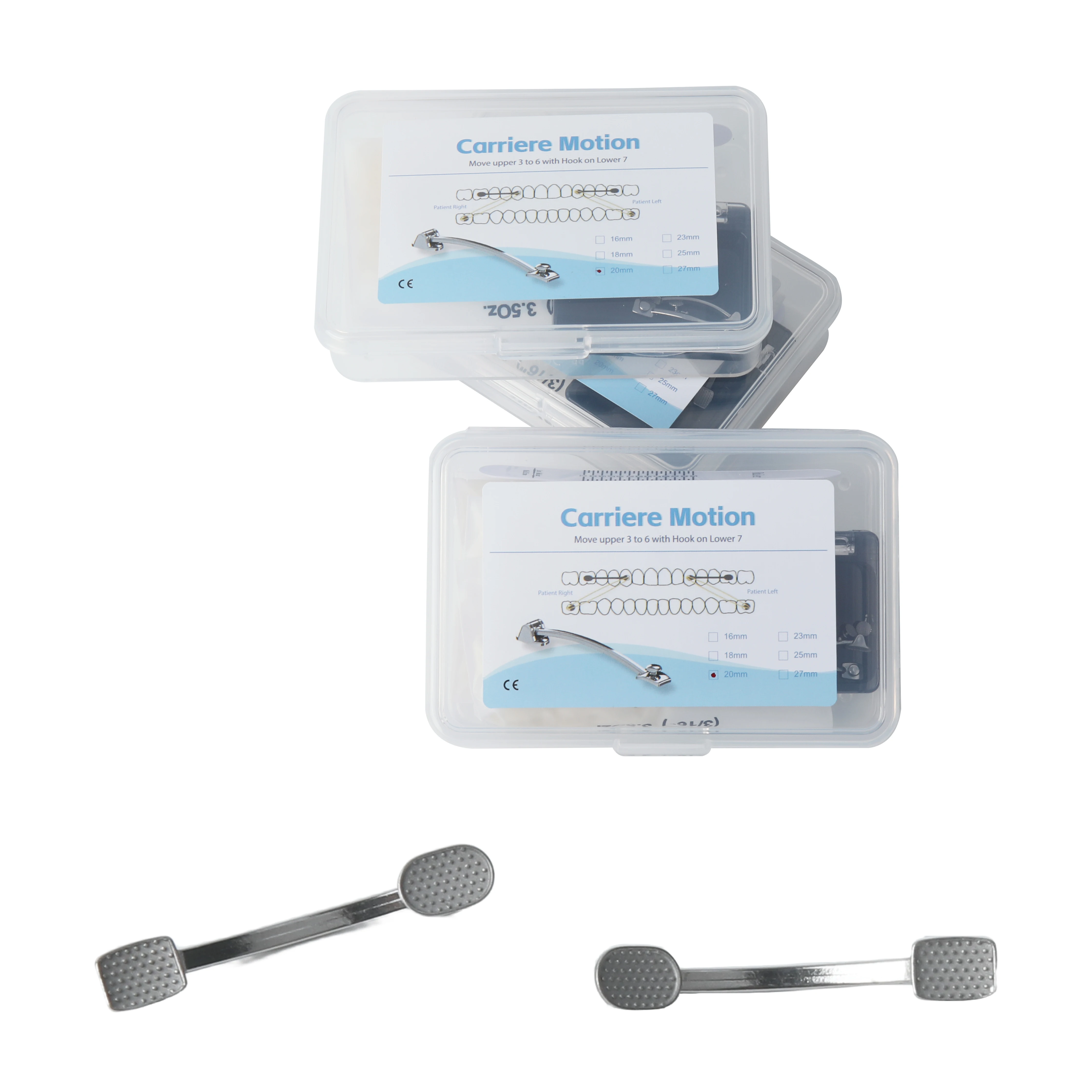 10Box Dental Orthodontic Stainless Steel Appliance Distalizer Size 16/18/20/23/25/27mm used to Treat Class II Patients CE
10Box Dental Orthodontic Stainless Steel Appliance Distalizer Size 16/18/20/23/25/27mm used to Treat Class II Patients CE