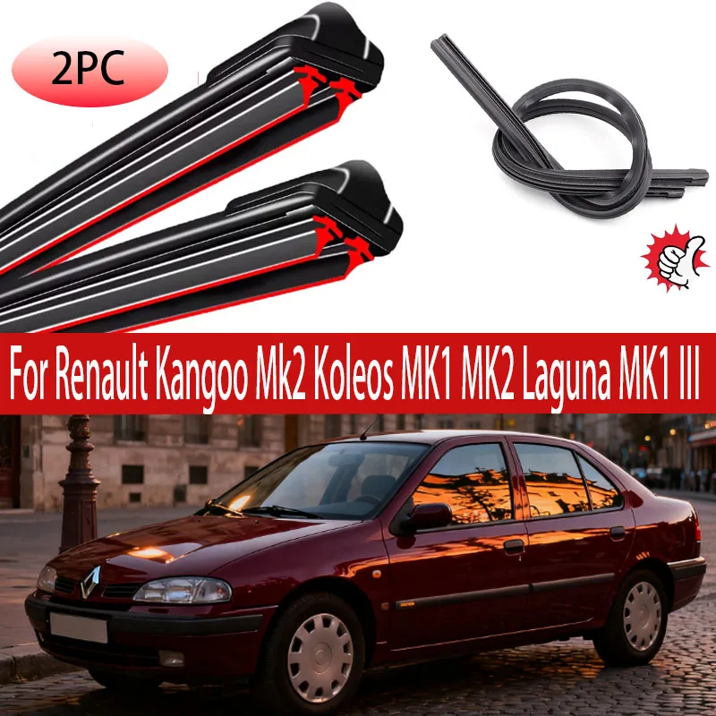 For Renault Kangoo Mk2 Koleos MK1 MK2 Laguna MK1 III Front Windscreen Wipers Double Rubber Car Wiper Blades Car Accessories
For Renault Kangoo Mk2 Koleos MK1 MK2 Laguna MK1 III Front Windscreen Wipers Double Rubber Car Wiper Blades Car Accessories