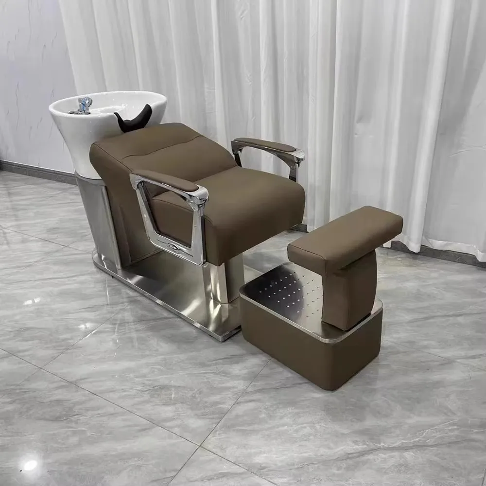 Ergonomic Lounge Shampoo Bed Modern Fashion Simple Luxury Hair Shampoo Bed Unique Comfortable Cadeira De Barbearia Furniture
Ergonomic Lounge Shampoo Bed Modern Fashion Simple Luxury Hair Shampoo Bed Unique Comfortable Cadeira De Barbearia Furniture
