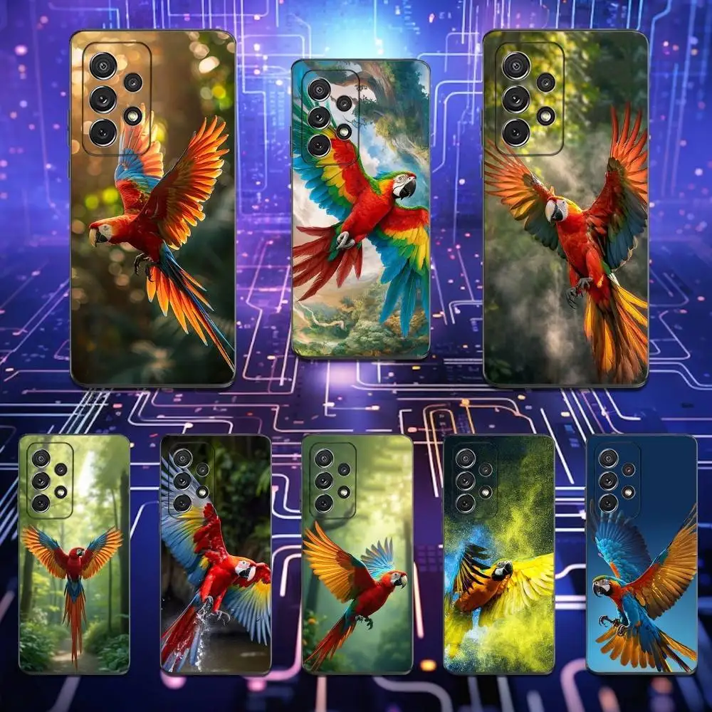 Animal Cute Parrot Phone Case For Samsung S25,S24,S23,S22,S21,S20,S10,Ultra,Plus,Lite,FE,Soft Silicone Black Cover
Animal Cute Parrot Phone Case For Samsung S25,S24,S23,S22,S21,S20,S10,Ultra,Plus,Lite,FE,Soft Silicone Black Cover