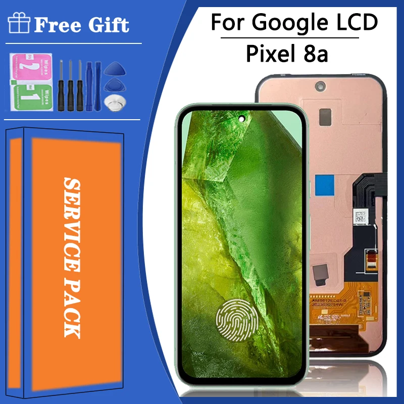 6.1“AMOLED NEW For Google Pixel 8A LCD GKV4X G6GPR G8HHN G576D Display Touch Screen Digitizer For Google Pixel 8a Lcd 8A Screen
6.1“AMOLED NEW For Google Pixel 8A LCD GKV4X G6GPR G8HHN G576D Display Touch Screen Digitizer For Google Pixel 8a Lcd 8A Screen
