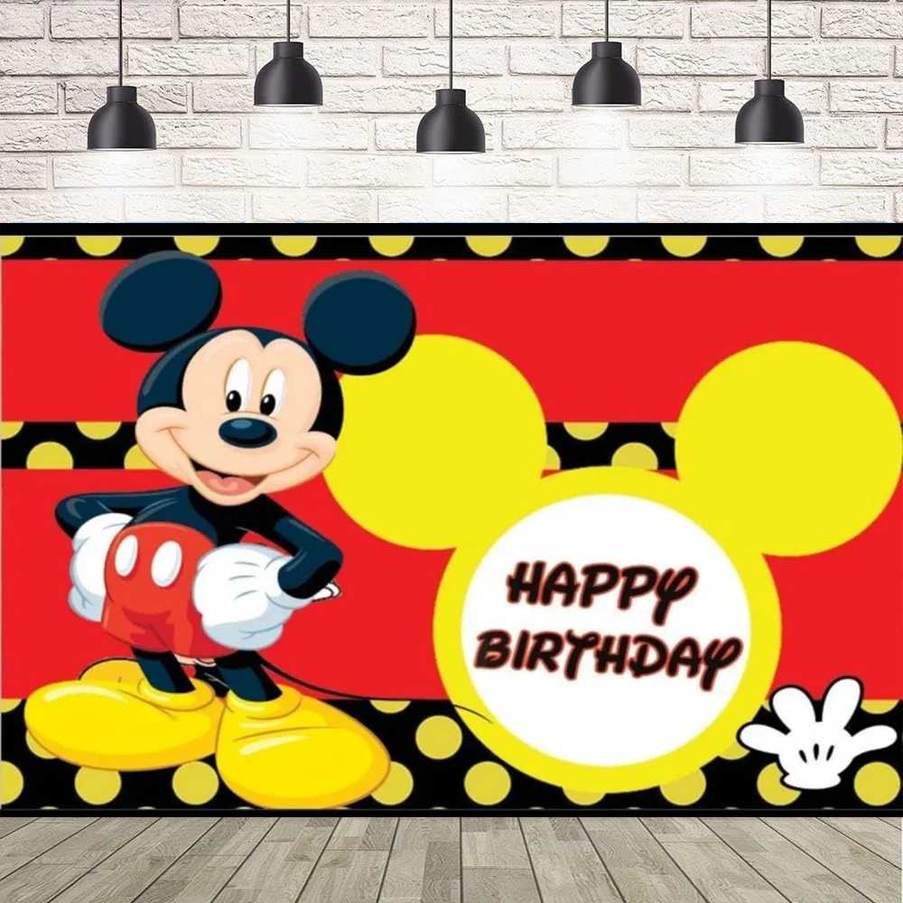 Photography Backdrop Mickey Mouse Banner Baby Shower For Kids Birthday Party Background BedRoom Decor Can Be Customize Name
Photography Backdrop Mickey Mouse Banner Baby Shower For Kids Birthday Party Background BedRoom Decor Can Be Customize Name