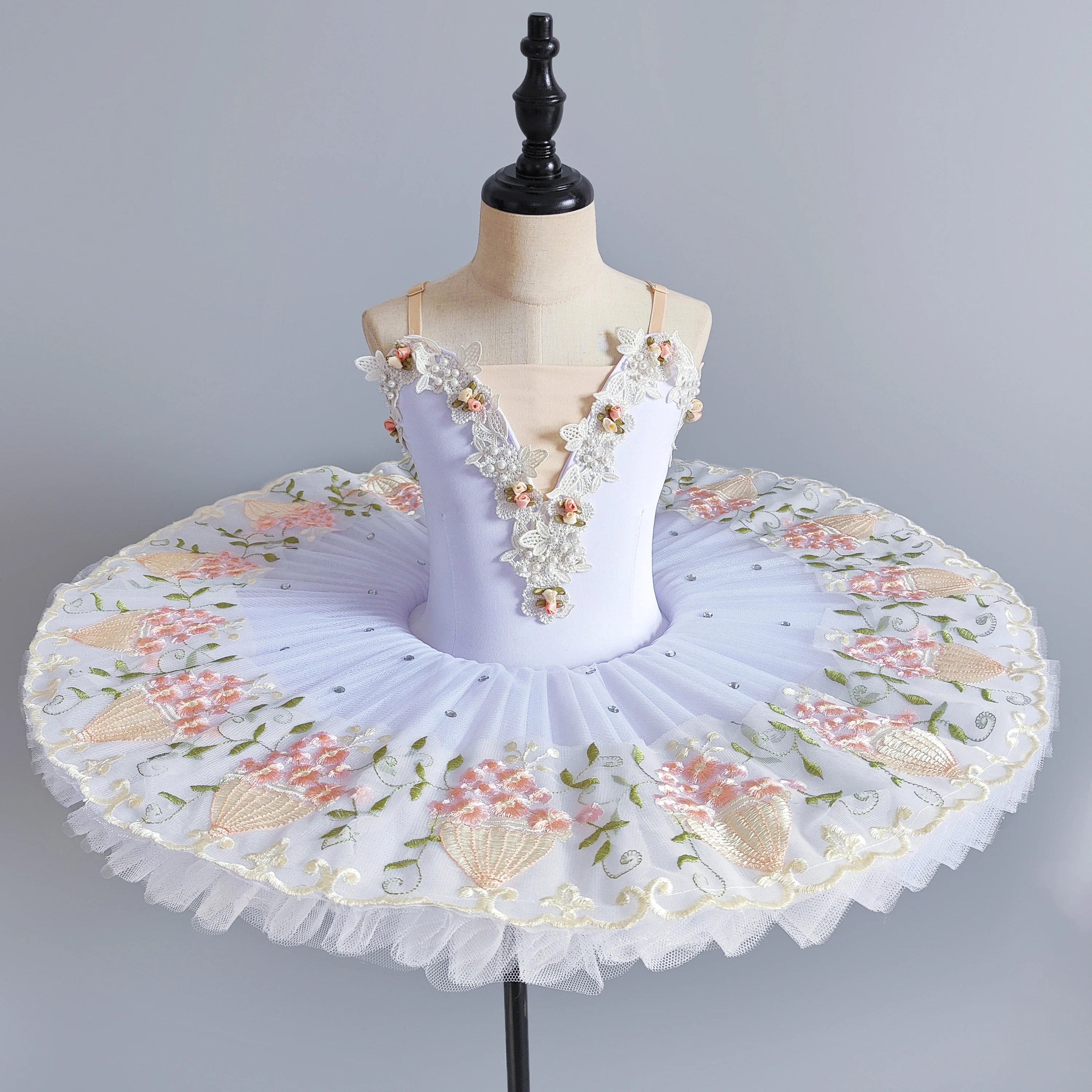 Ballet Tutu Skirt Professional Ballet Tutu For Girls Kids Swan Lake Tutu Ballerina Party Embroidered Pearls Dance Costumes
Ballet Tutu Skirt Professional Ballet Tutu For Girls Kids Swan Lake Tutu Ballerina Party Embroidered Pearls Dance Costumes