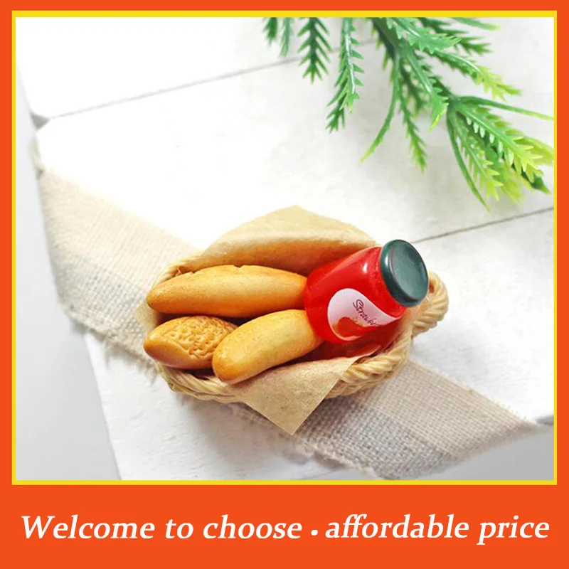 New 1Pc Multicolor resin and plastic DollsHouse Miniature Accessories 1:12 Food Toy Jam Toast Basket Accessories
New 1Pc Multicolor resin and plastic DollsHouse Miniature Accessories 1:12 Food Toy Jam Toast Basket Accessories