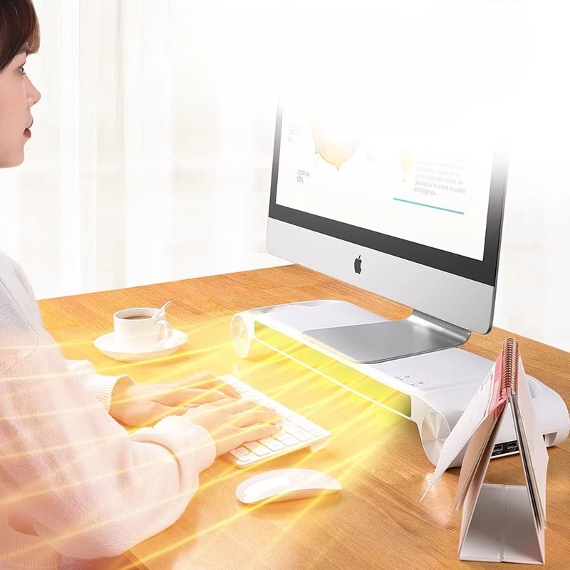2 in 1 Desktop Heater & Monitor Stand Home Office Heaters Electric Heaters Winter Warmer Machine with USB Port Standard Plug
2 in 1 Desktop Heater & Monitor Stand Home Office Heaters Electric Heaters Winter Warmer Machine with USB Port Standard Plug