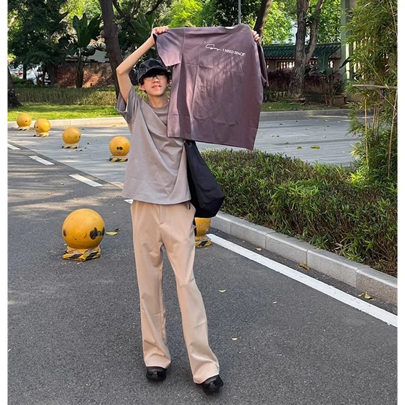 Мужские летние тонкие прямые брюки цвета хаки, свободные, стройнящие, из полиэстера, для молодежи
Мужские летние тонкие прямые брюки цвета хаки, свободные, стройнящие, из полиэстера, для молодежи