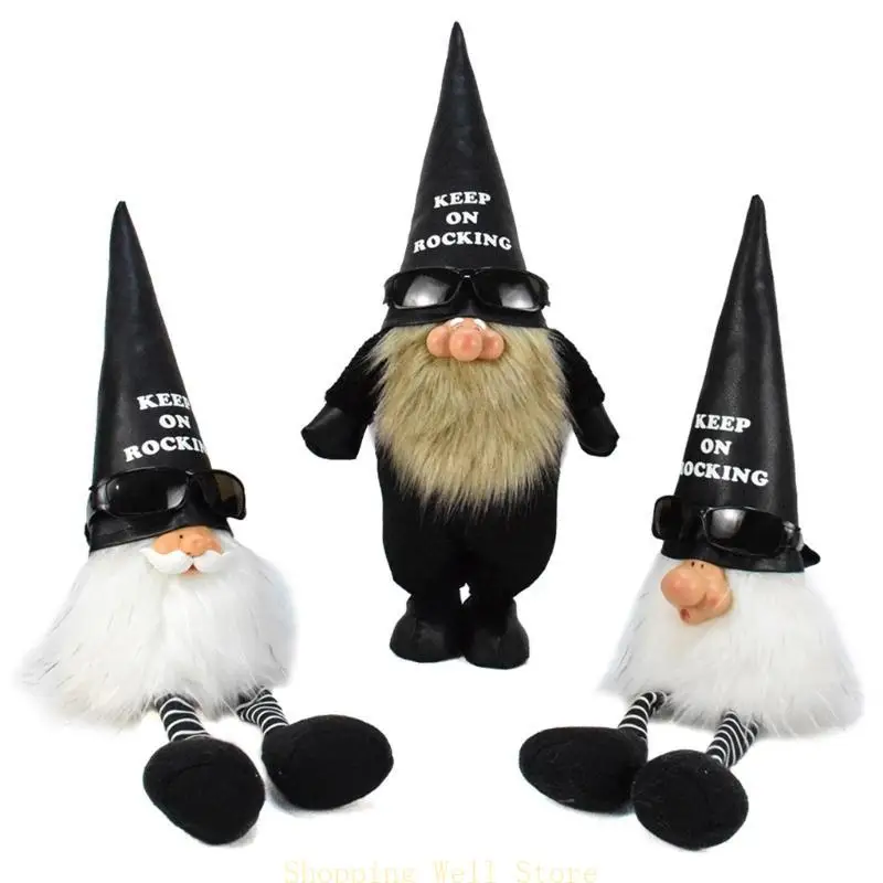 KX4B Funny Rock Themed Dwarf Sculpture Artistic Crafted Rocking Gnomes Display Ornament For Home Or Office Decoration
KX4B Funny Rock Themed Dwarf Sculpture Artistic Crafted Rocking Gnomes Display Ornament For Home Or Office Decoration