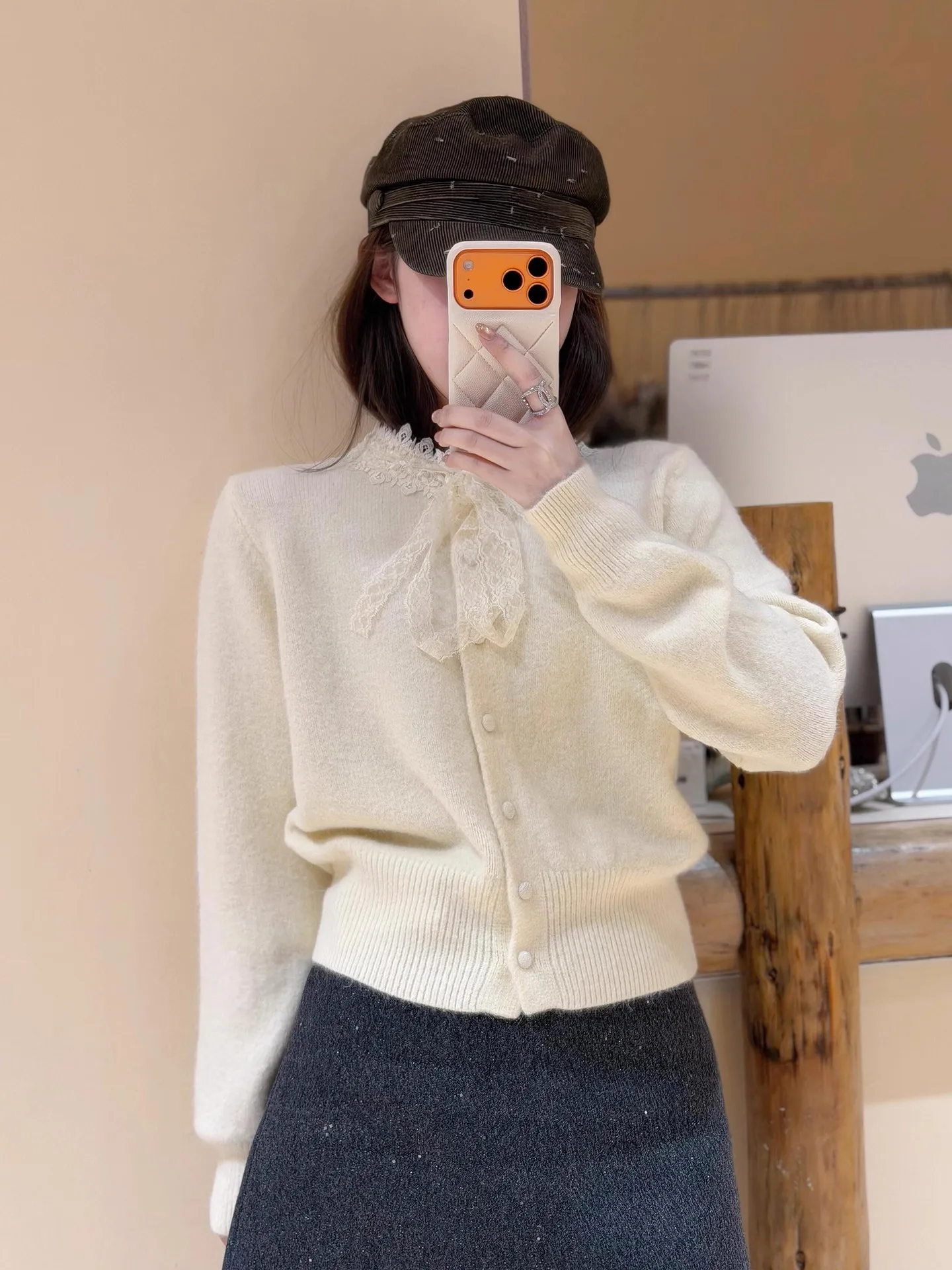 Korean Style Lace Tie Knitted Cardigan Women's Autumn Winter Unique Beautiful Sweater Inner Wear Lovely Top Loose Fit Medium ...
Korean Style Lace Tie Knitted Cardigan Women's Autumn Winter Unique Beautiful Sweater Inner Wear Lovely Top Loose Fit Medium ...