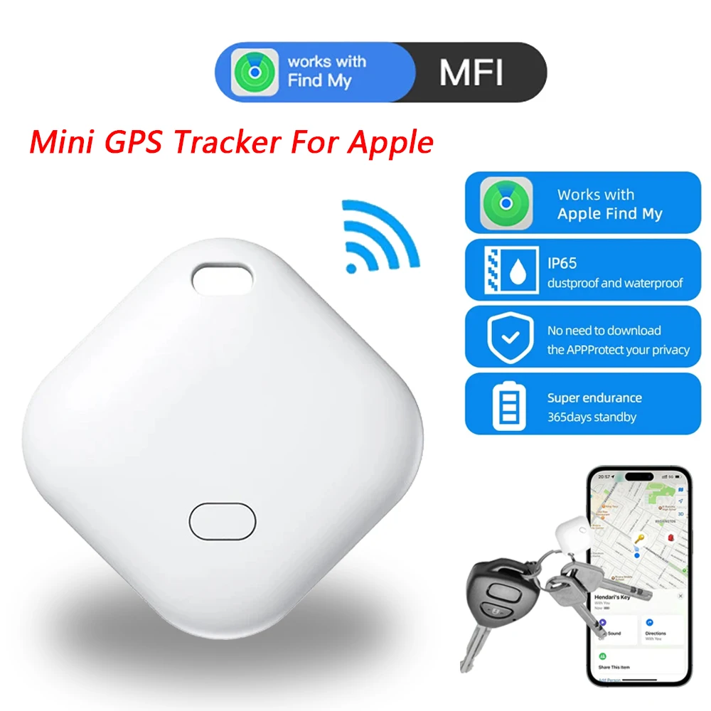 Mini GPS Tracker For Apple Bluetooth Keys Bags Dog Pet Finder Kids Wallet Smart Location Anti-lost Work With Find My APP
Mini GPS Tracker For Apple Bluetooth Keys Bags Dog Pet Finder Kids Wallet Smart Location Anti-lost Work With Find My APP