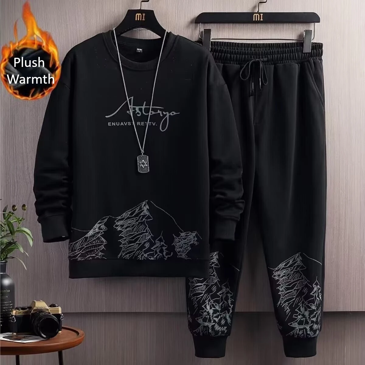 Fanceey Teen Sports Casual Sweatshirt Set Fall Winter Loose Streetwear Man's Tracksuit Round Neck Pullover Youth Outfit Clothe
Fanceey Teen Sports Casual Sweatshirt Set Fall Winter Loose Streetwear Man's Tracksuit Round Neck Pullover Youth Outfit Clothe