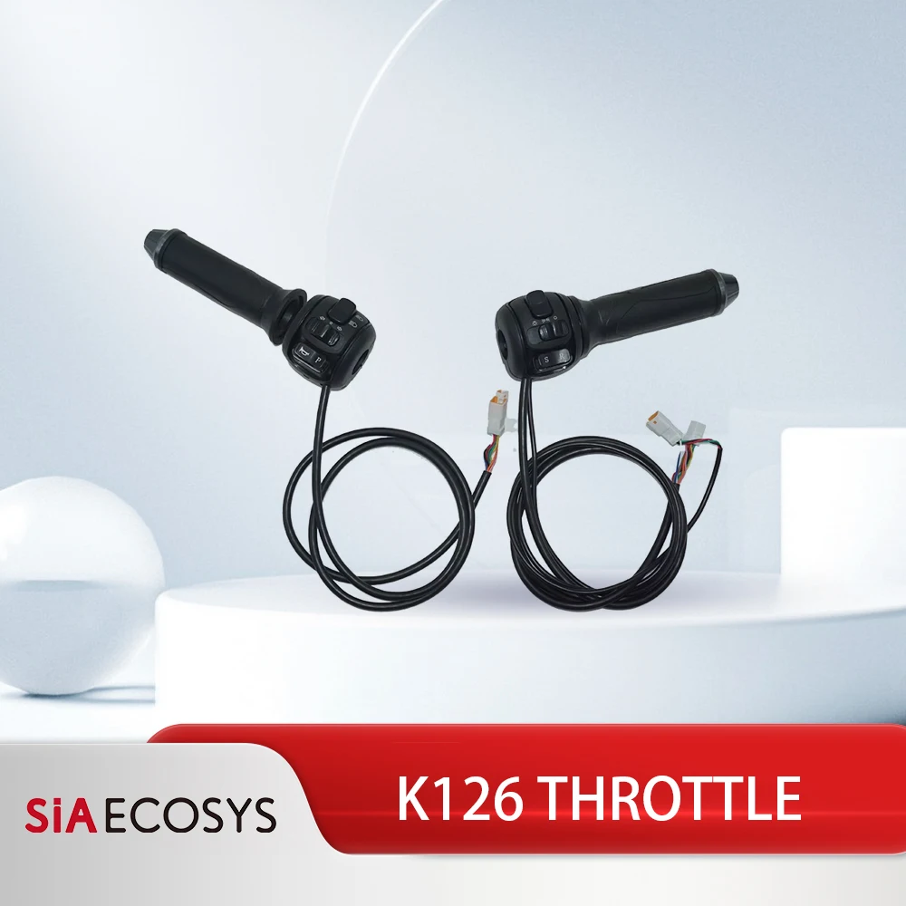 SiAECOSYS K126 Throttle with Combination Switch Suitable for Electric Motorcycle
SiAECOSYS K126 Throttle with Combination Switch Suitable for Electric Motorcycle