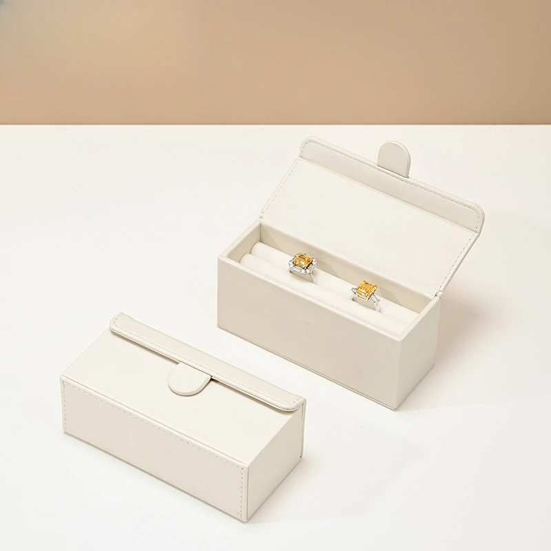 New Velvet & PU Leather Ring Box, Wedding Proposal Couple Ring Gift Box, Jewelry Storage Case
New Velvet & PU Leather Ring Box, Wedding Proposal Couple Ring Gift Box, Jewelry Storage Case