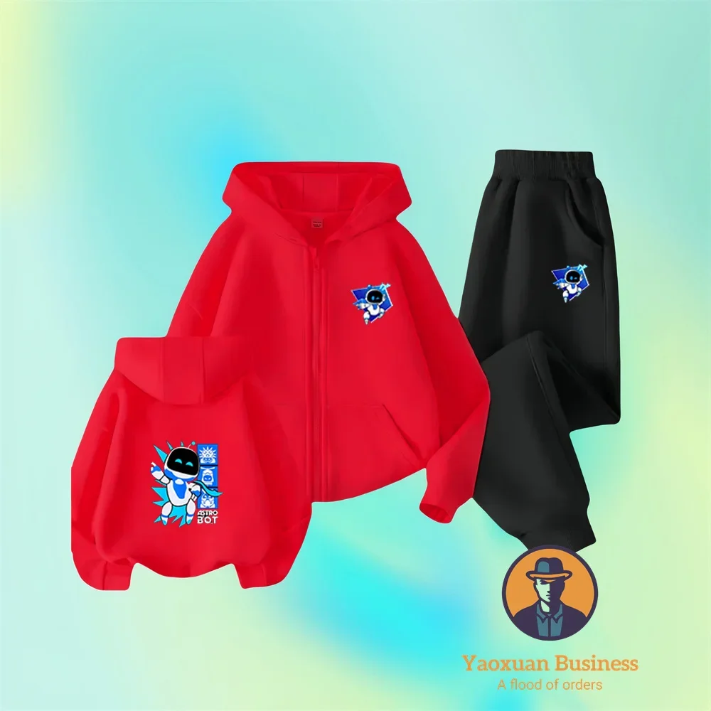 Astro Bot Spring and Autumn Cute 2 Casual Sweatshirts + Pants, Sportswear, Boys' and Girls' Clothing, Children's Clothing
Astro Bot Spring and Autumn Cute 2 Casual Sweatshirts + Pants, Sportswear, Boys' and Girls' Clothing, Children's Clothing