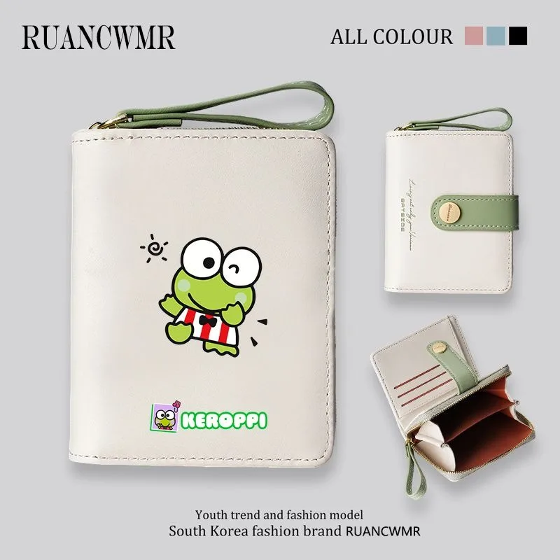 KeroKeroKeroppi Anime Kawaii Sanrio Ins Fashion Short Wallet Cute Cartoon Student Coin Purse Birthday Gifts for Girls
KeroKeroKeroppi Anime Kawaii Sanrio Ins Fashion Short Wallet Cute Cartoon Student Coin Purse Birthday Gifts for Girls
