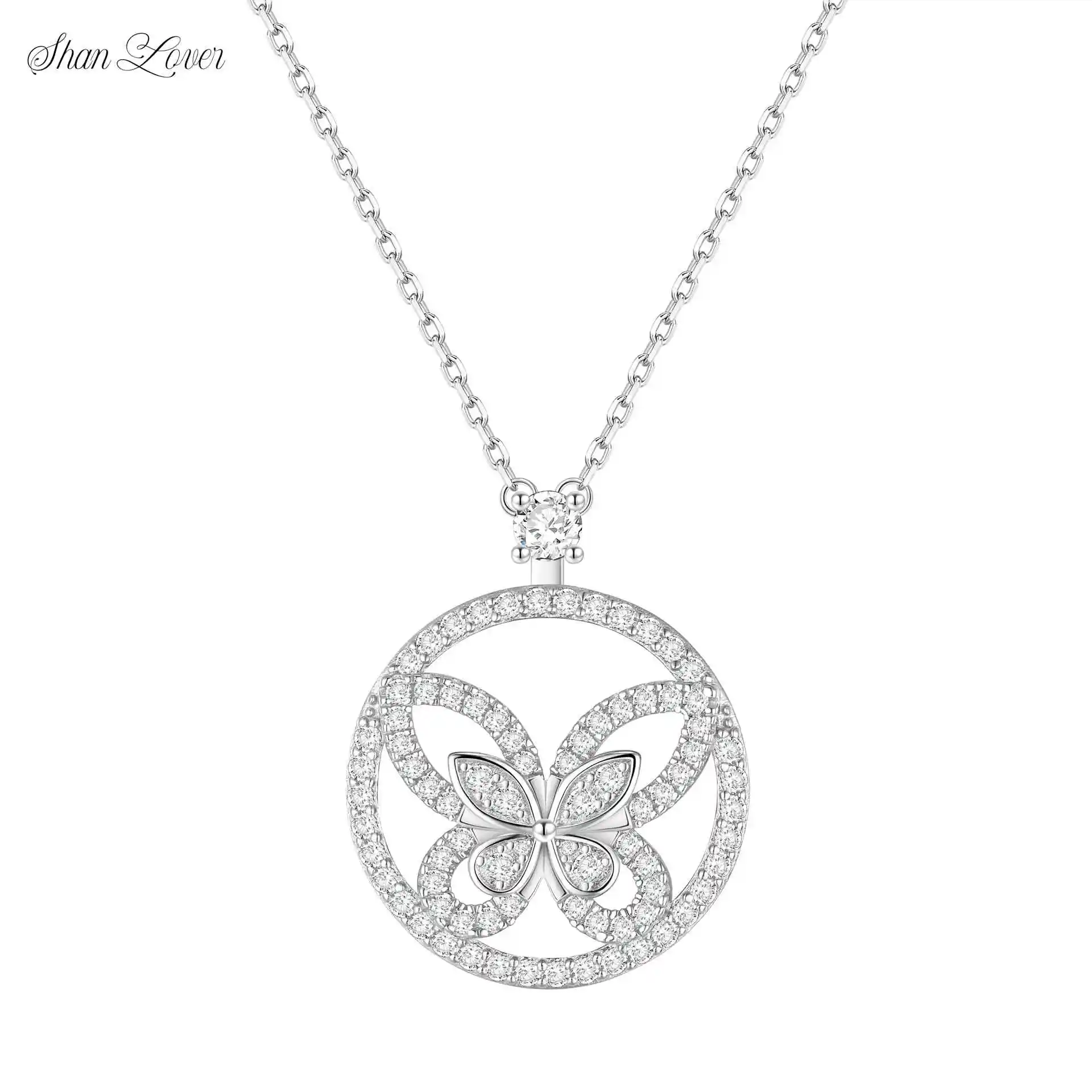ShanLover Luxury Brand High Grade Platinum Plating Butterfly Pendant Real 925 Sterling Silver Necklace Pendants Fine Jewelry
ShanLover Luxury Brand High Grade Platinum Plating Butterfly Pendant Real 925 Sterling Silver Necklace Pendants Fine Jewelry