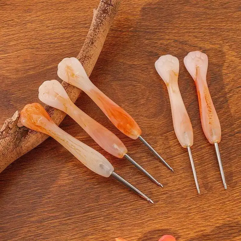 Resin Crochet Hook Stainless Steel Needle DIY Crochet Sweater Knitting Needles
Resin Crochet Hook Stainless Steel Needle DIY Crochet Sweater Knitting Needles