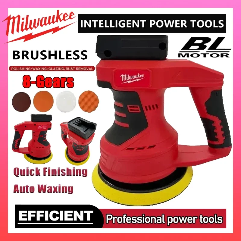 Milwaukee Cordless Car Polisher 8 Gears Brushless Electric Polishing Machine Waxing Sanding Sealing Power Tools For 18V Battery
Milwaukee Cordless Car Polisher 8 Gears Brushless Electric Polishing Machine Waxing Sanding Sealing Power Tools For 18V Battery