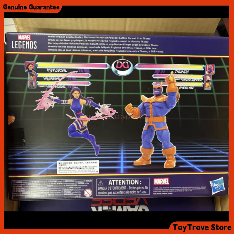 In Stock Original Marvel Legends Series Gamerverse Psylocke Vs. Thanos 2-Pack 15cm Comic Action Figure Anime Model Toys Gifts
In Stock Original Marvel Legends Series Gamerverse Psylocke Vs. Thanos 2-Pack 15cm Comic Action Figure Anime Model Toys Gifts