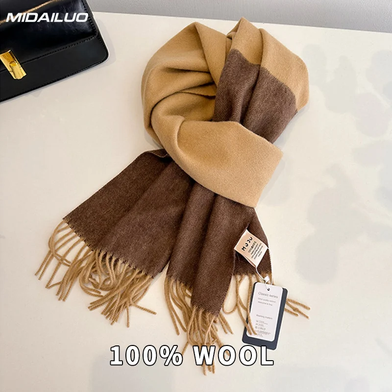 Шарф из 100% чистой шерсти, женский зимний шарф, минималистичный корейский стиль, однотонная теплая мягкая шаль, роскошный брендовый глушитель, пашмина
Шарф из 100% чистой шерсти, женский зимний шарф, минималистичный корейский стиль, однотонная теплая мягкая шаль, роскошный брендовый глушитель, пашмина
