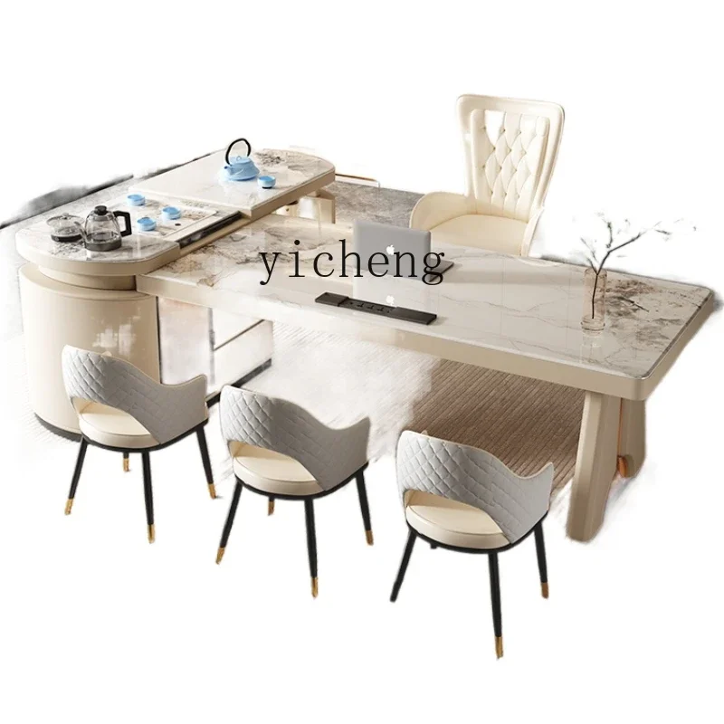 XL Stone Plate Table-Chair Set Tea Table Boss Corner Desk Tea Table Integrated
XL Stone Plate Table-Chair Set Tea Table Boss Corner Desk Tea Table Integrated