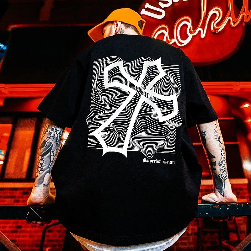 Hip Hop American Street Personality Trend Men and Women Retro Personality Print Loose Short Sleeve Couple Casual T-shirt Top y2k
Hip Hop American Street Personality Trend Men and Women Retro Personality Print Loose Short Sleeve Couple Casual T-shirt Top y2k