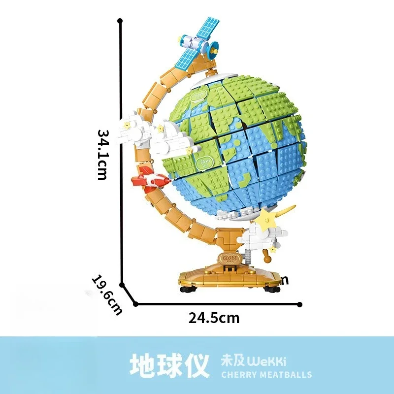 Globe Model Building Blocks Toy Space Exploration Earth Telescope Mechanical Panda Robot Mech Space Rover Toys for Kids Boys
Globe Model Building Blocks Toy Space Exploration Earth Telescope Mechanical Panda Robot Mech Space Rover Toys for Kids Boys
